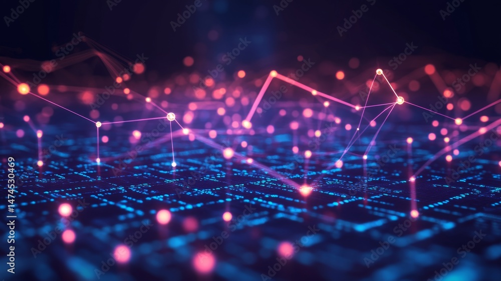 Poster data visualization event digital space infographic content high-tech environment abstract viewpoint 
