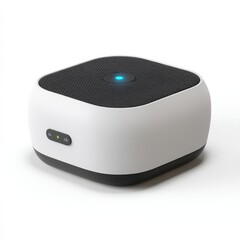 Modern Compact Bluetooth Speaker with LED Light Wireless Audio Device for Home or Office