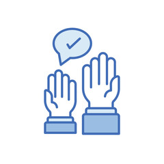 Obraz premium Act Of Parliament Vector icon