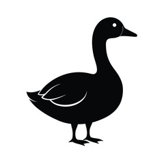 goose black head silhouette 