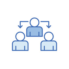 Delegates Vector icon