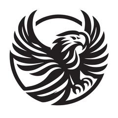 Obraz premium Eagle Symbol Silhouettes Bundle