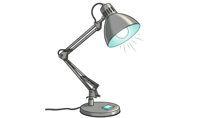 Isolated Adjustable Desk Lamp
