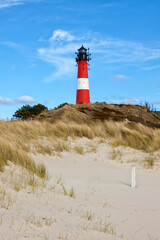 Lighthouse at Hörnum on the North Sea island of Sylt
