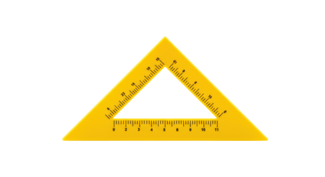 Isolated Triangle Ruler - Powered by Adobe