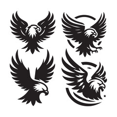 Fototapeta premium Majestic Eagle Vector Illustrations