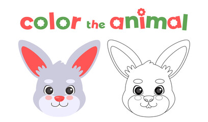42 - Animals head coloring