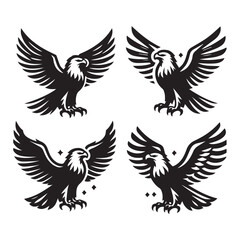 Fototapeta premium Majestic Eagle Vector Illustrations