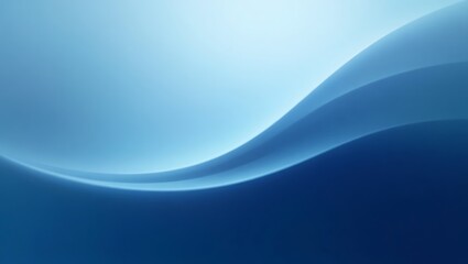 Fototapeta premium bstract Blue Wave Background Smooth Flowing Design