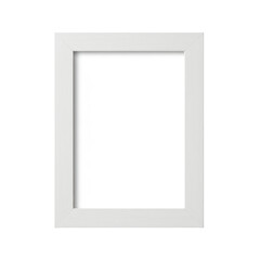Fototapeta premium White rectangular frame with a modern design, isolated against a black background