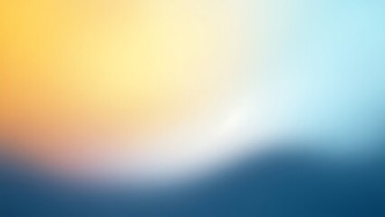 Soft Gradient Background Blue, Yellow, and White Blend