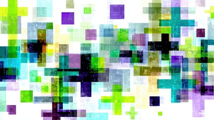 Abstract Colorful Background with Geometric Shapes and Soft Textures for Creative Projects
