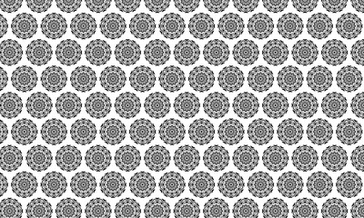 Ornamental Mandala Grid Pattern – Floral Traditional Seamless Design for Creative Cards, Posters, Invitations, Packaging, Textile, Branding, Web, and Decorative Wall Art, Greeting Card