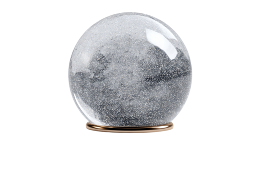 Crystal ball, white isolate background
