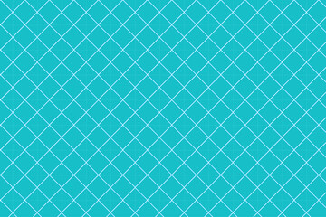 Clean And Minimal Seamless Pattern Featuring Cyan Diamond Tiles On A White Grid. Ideal For Web Backgrounds, Wallpapers, Surface Design, And Architectural Textures.