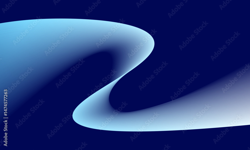 Poster dynamic blue gradient lines background. abstract background pattern