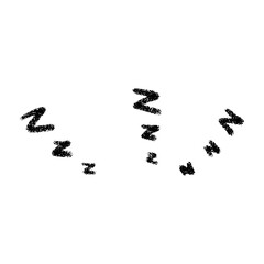 Manga-style speed lines with sketchy movement marks. Cartoon motion elements and fun action stroke. Flat vector illustration isolated on white background.