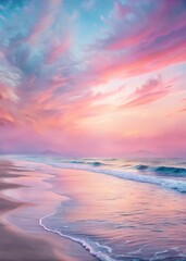 Fototapeta premium sunset over the sea