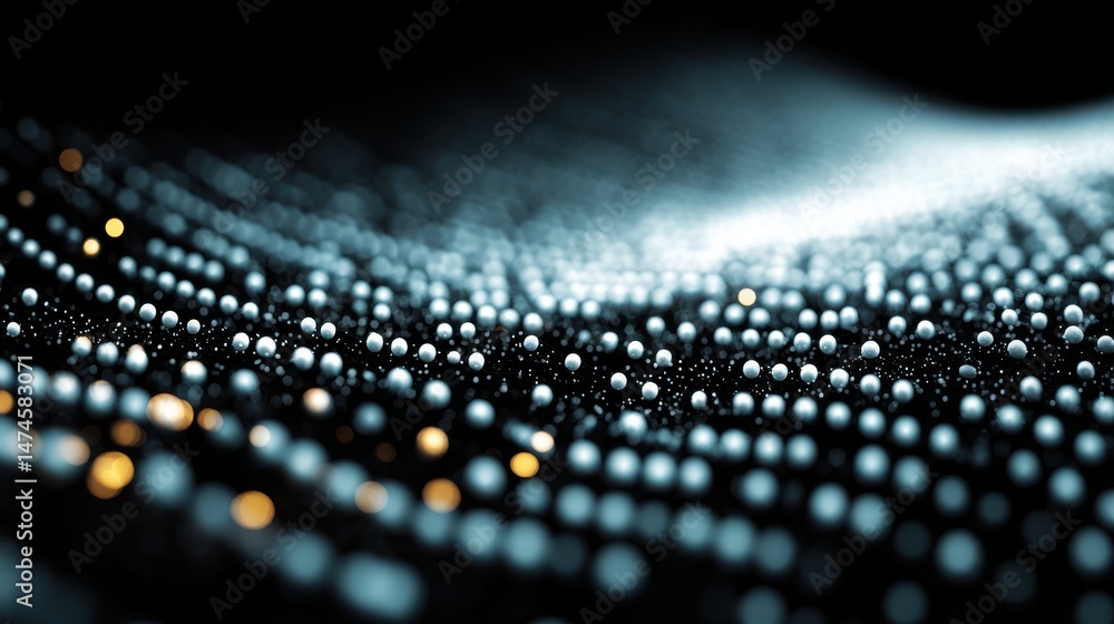 Poster digital technology background digital data dots blue pattern pixel background,photo stocks