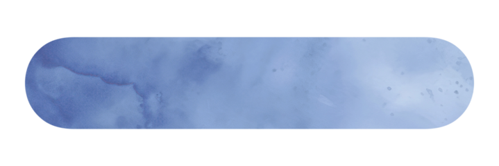 Dash png blue watercolor sign, transparent background