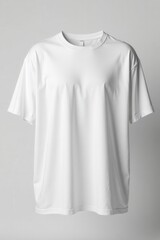 Front and back view of blank oversized white t-shirt , shirt mockup, graphic, texture