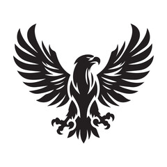 Obraz premium Eagle Silhouettes Vector Collection