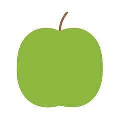 green apple vector illustration