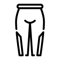This Yoga pants icon is suitable for Yoga, Mindfulness, Healthy Lifestyle, etc