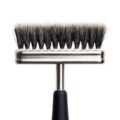 Hand tools png concept. Brush with fine bristles on a metal handle.