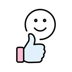 User Satisfaction Vector Icon