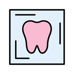 Dental X-ray Vector Icon