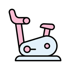 Exercise Bike Vector Icon