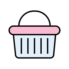 Shopping Basket Vector Icon