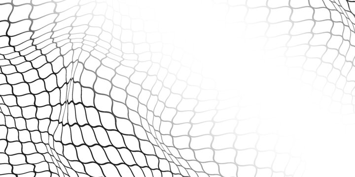 Net pattern. Rope net vector silhouette. Soccer, football, volleyball, tennis and tennis net pattern. Fisherman hunting net rope texture / pattern.