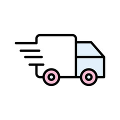 Delivery Truck Vector Icon