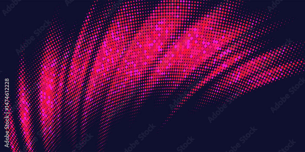 Poster beautiful abstract background with colorful particles background. an effective template for placing 