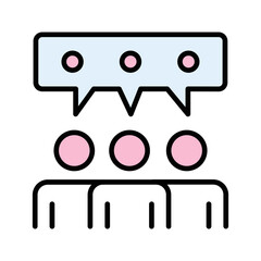 User Opinion Vector Icon