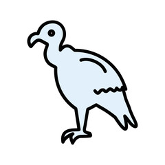 Vulture Vector Icon