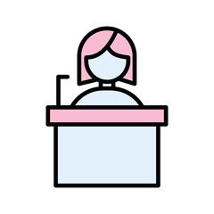 Naklejka premium Witness Vector Icon