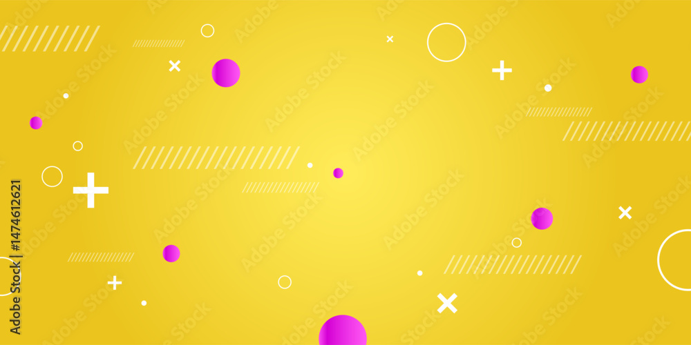 Poster abstract composition with dynamic and geometric shapes. modern template for advertising, vector back
