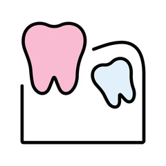 Wisdom Tooth Vector Icon