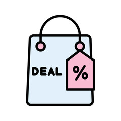 Deals and Steals Vector Icon