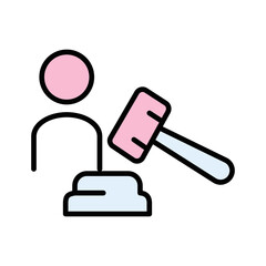 Prosecutor Vector Icon