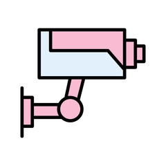 Security Camera Vector Icon