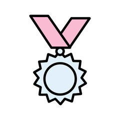 Teacher Medal Vector Icon