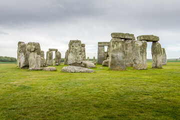 Naklejka premium The mysterious Stonehenge, England, UK