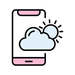 Weather App Vector Icon
