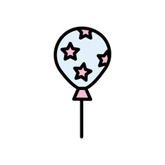 Patriotic Balloons Vector Icon