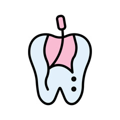 Root Canal Vector Icon