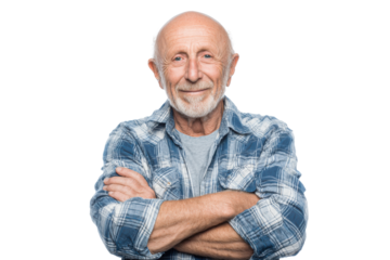 Stylish Mature Man with Attitude – Cutout Photo